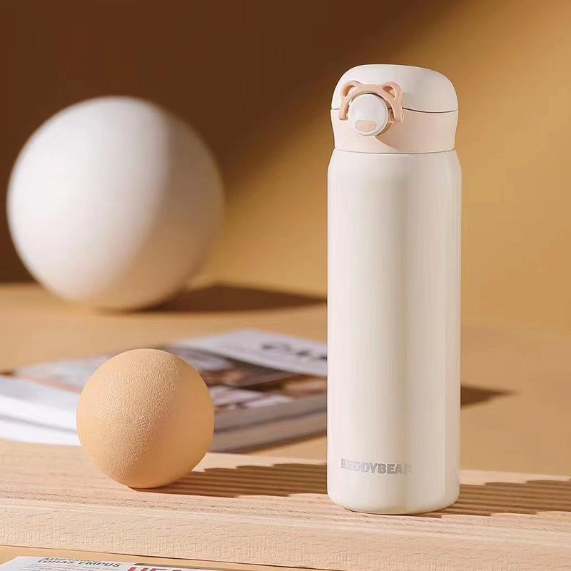 杯具熊纯色保温杯316不锈钢