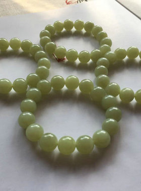 【赏心悦目】黄口料手链天然新疆和田玉黄玉12mm手串超值仅此几条