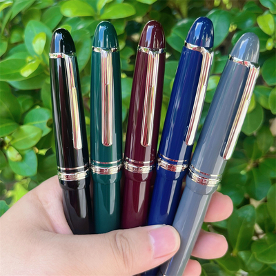 末匠全铜活塞钢笔进口树脂杆帽