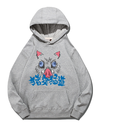 动漫周边卫衣鬼灭之刃嘴平伊之助