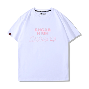 王心凌演唱会周边t恤夏季男女同款SugarHigh粉丝应援纯棉短袖衣服