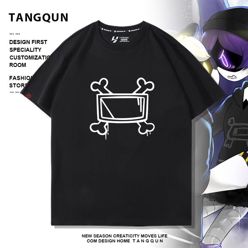 无机杀手Murder Drones动漫周边印花同款短袖T恤男女夏季纯棉半袖