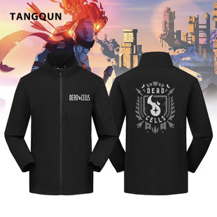 复古卡通动漫周边夹克衫死亡重生细胞游戏周边立领冲锋衣夹克外套