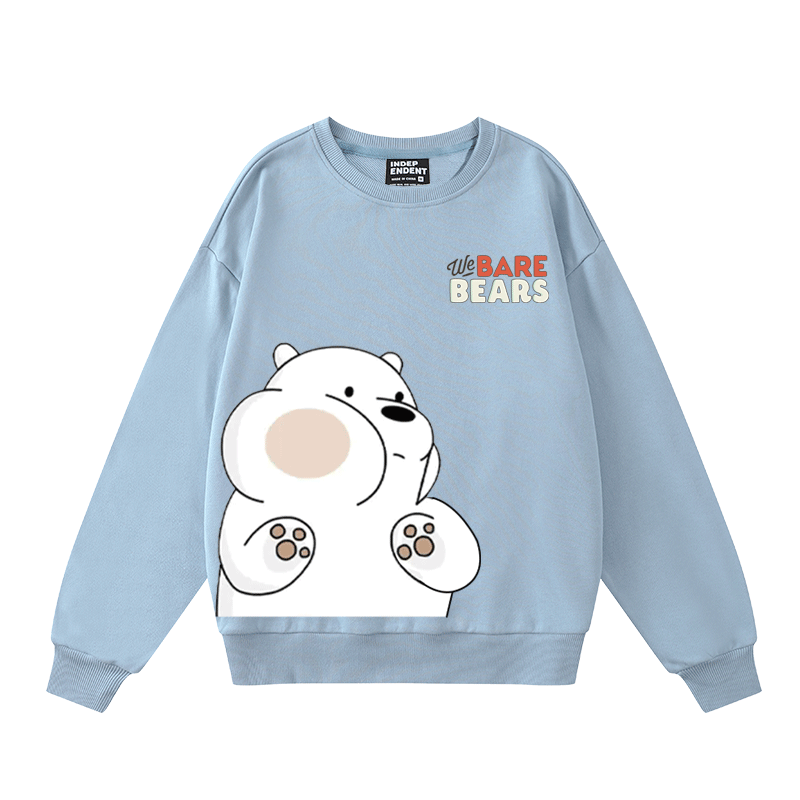 咱们裸熊衣服卫衣圆领