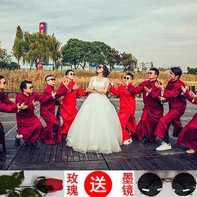 中式结婚礼服男女大褂民国学生装长衫传统男士服装民国风马褂相声|ruв категории Женская одежда, костюм/национальная одежда/театр костюм, национальная одежда/этап погрузки - от Buy2taobao.com для оказания профессиональной услуги покупки агента Taobao