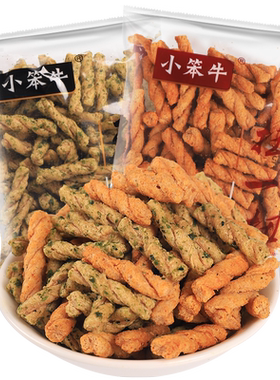 扭一扭手工膨化零食小吃糕点海苔