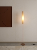 落地灯客厅沙发旁边卧室氛围角落复古中古侘寂风立式 奶油风地台灯