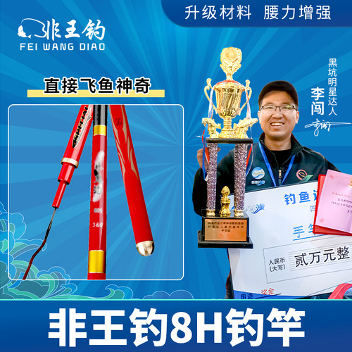 超轻超硬鲤鱼罗飞台钓竿