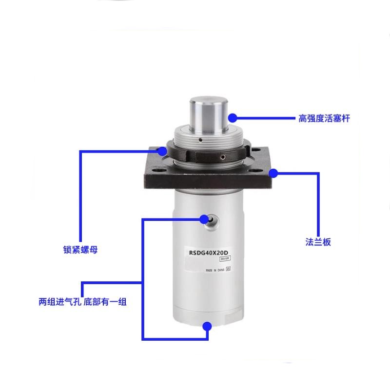SMC止动阻挡气缸RSDG32/40/50-10/15/20/25/30-D/B/T/BF/TF/BK/TK