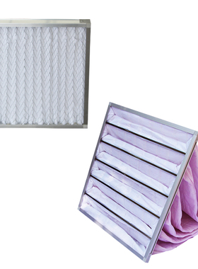 初中效过滤器初效板式中效袋式G4中央空调过滤网过滤器i.