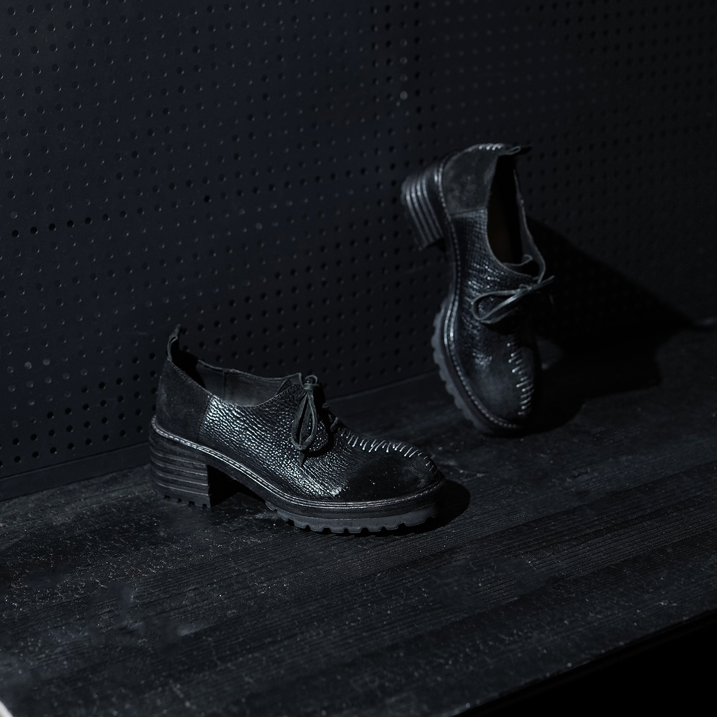 波兰头层马臀皮复古乐福鞋小皮鞋