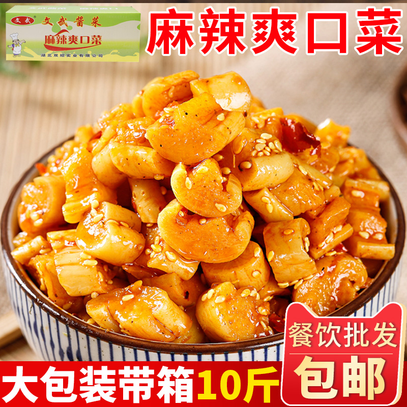 文武爽口菜开胃菜商用麻辣萝卜干