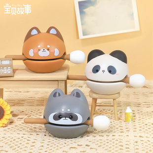 敲无压力功德 1小木鱼解压摆件打工人工位敲打情绪控制治愈玩具