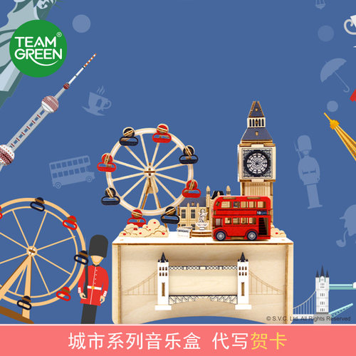 TEAMGREEN立体3D模型音乐盒