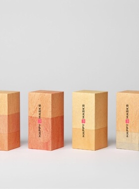 HappyMasks一次性无纺布成人口罩彩色夏季防尘薄款透气三层防护