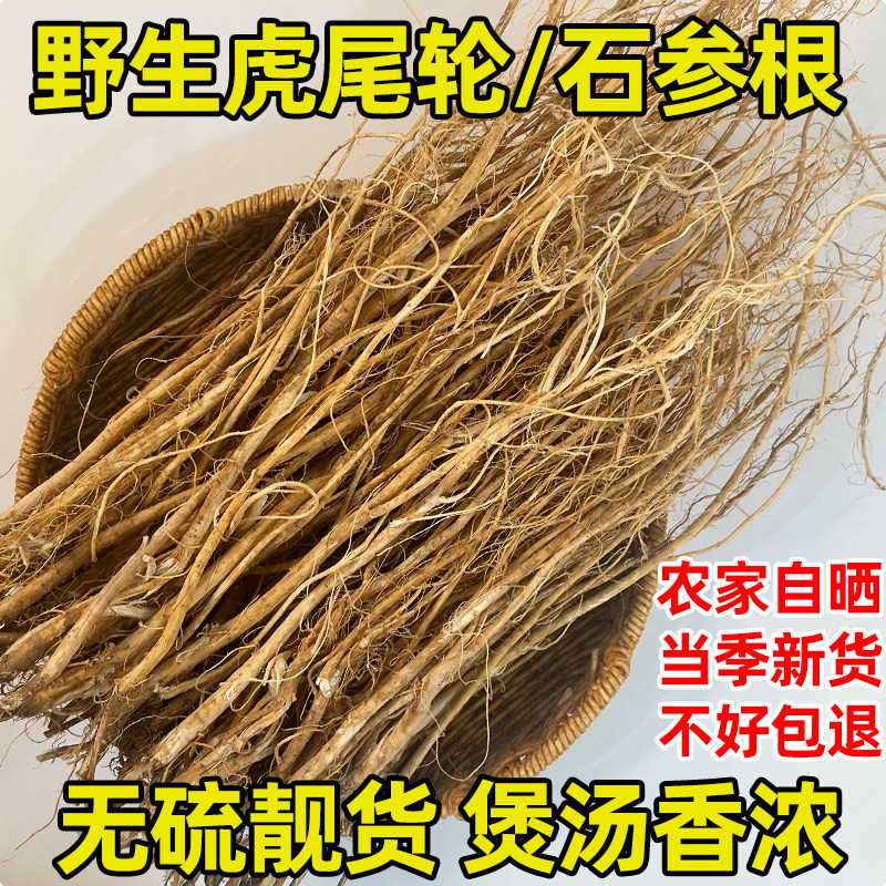 广东客家土特产野生石参根虎尾轮新鲜煲汤炖汤料酒楼炖品500g正宗
