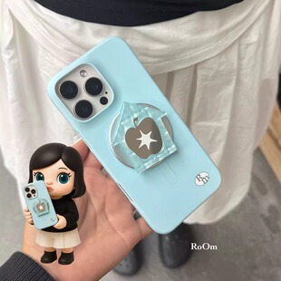 Theearthroom小众 冰块蓝苹果屋磁吸手机支架 超薄磁吸底座