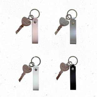 Theearthroom简约爱心钥匙扣挂件 手机壳挂件 可手提