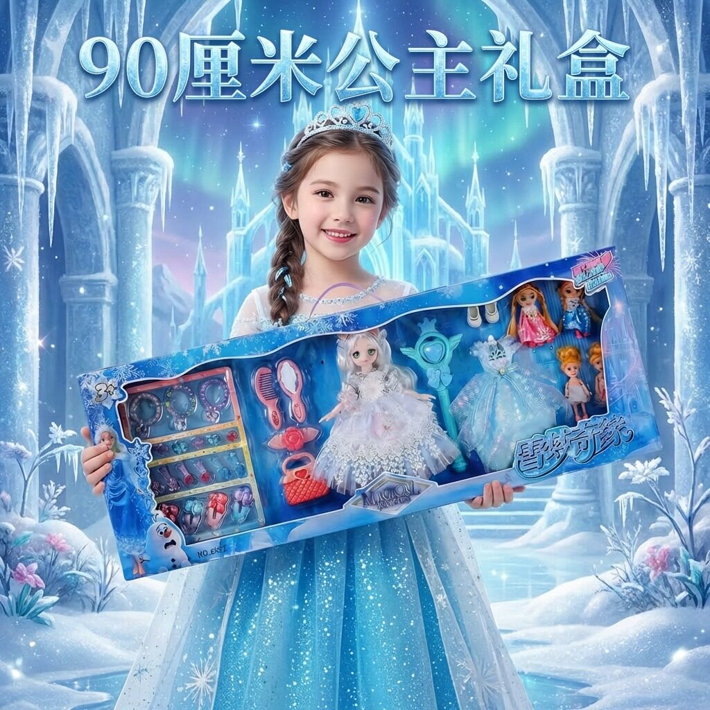 女童生日礼物冰雪奇缘艾莎公主