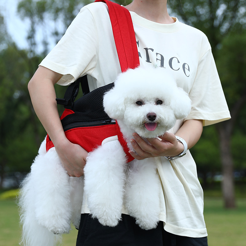 狗狗背包外出双肩便携式背狗神器斜跨款宠物书包猫咪背带胸前猫袋