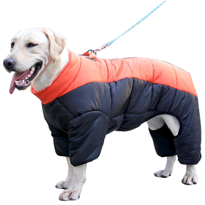 歌照狗中型大型犬四脚衣狗狗棉衣
