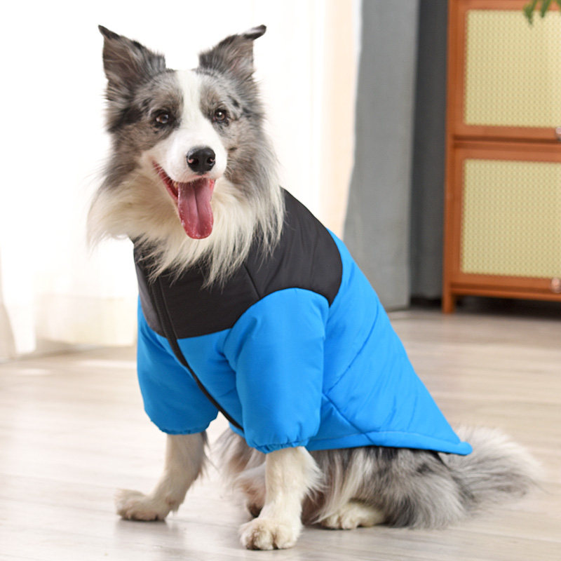 狗衣服中型犬两脚衣冬季边牧金毛萨摩耶拉布拉多大型犬保暖狗棉衣