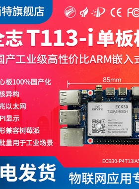 工业级全志T113-i单板机树莓派嵌入式linux千兆以太网ARMA7开发板