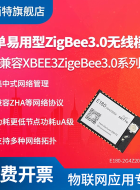 工业级兼容XBEE3无线ZigBee3.0自组网低功耗网络通讯模块MESH
