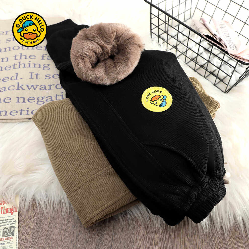 【三层加厚兔毛】小黄鸭儿童加绒长裤中小童冬季潮流百搭束脚裤,童装/婴儿装/亲子装,裤子,淘宝优惠券,粉丝福利购,淘宝优惠卷