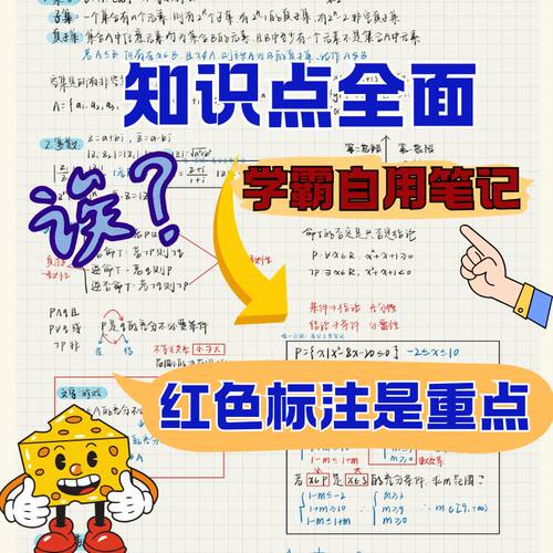 新高考高中数学笔记北大学姐手写学霸笔记题型总结专题高分通用本