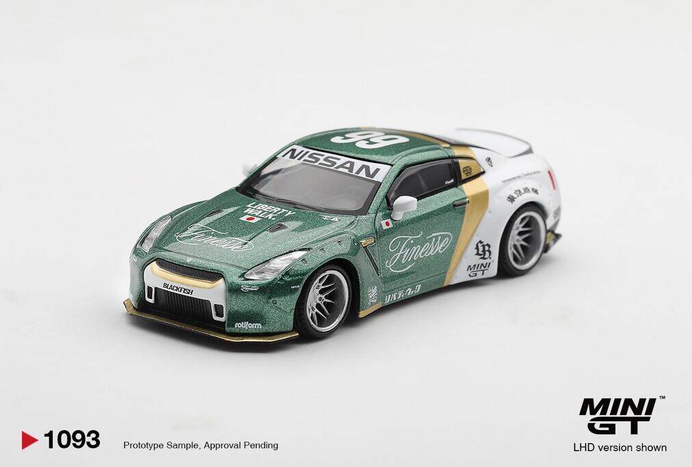 [V的预定]MINIGT #1093 日产GTR R35 合金汽车模型
