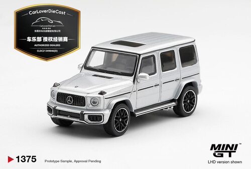 [V的预定]MINIGT #1375 奔驰G63 银色 合金汽车模型