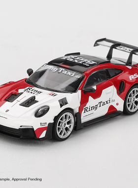 [V的预售]MINIGT 1178 保时捷911 GT3 RINGTAXI 1:64合金汽车模型