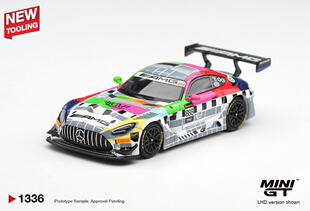 [V的预售]MINIGT 1:64 #1336 奔驰amg gt3 巴瑟斯特2025 汽车模型