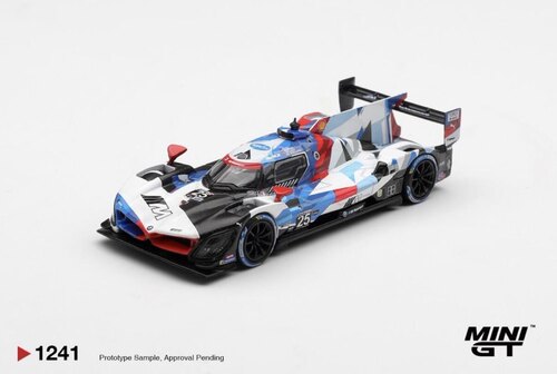[V的预售]MINIGT 1:64 #1241 宝马M Hybrid 2024imsa合金汽车模型