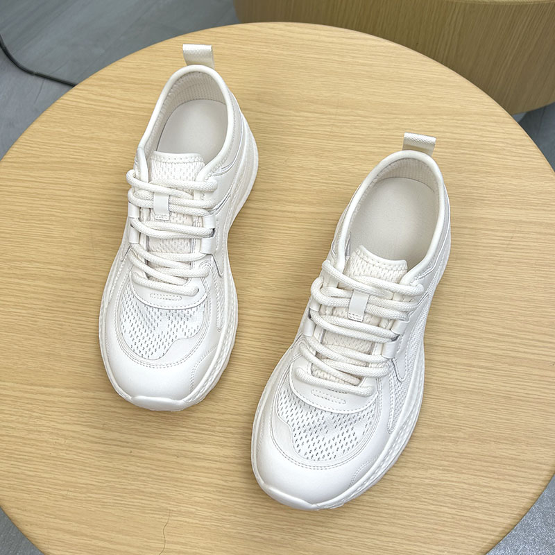网面透气小白鞋女2025夏季新款