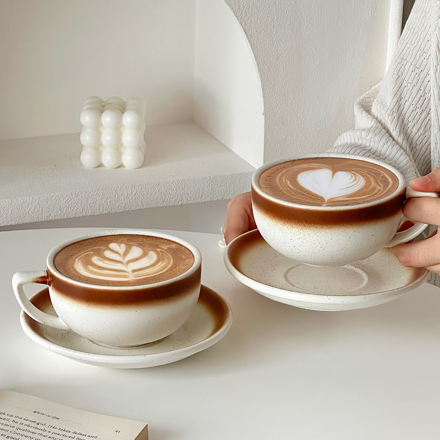 复古咖啡杯陶瓷杯碟套装家用