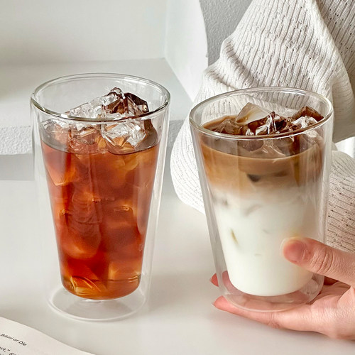 双层玻璃杯家用隔热防烫透明水杯
