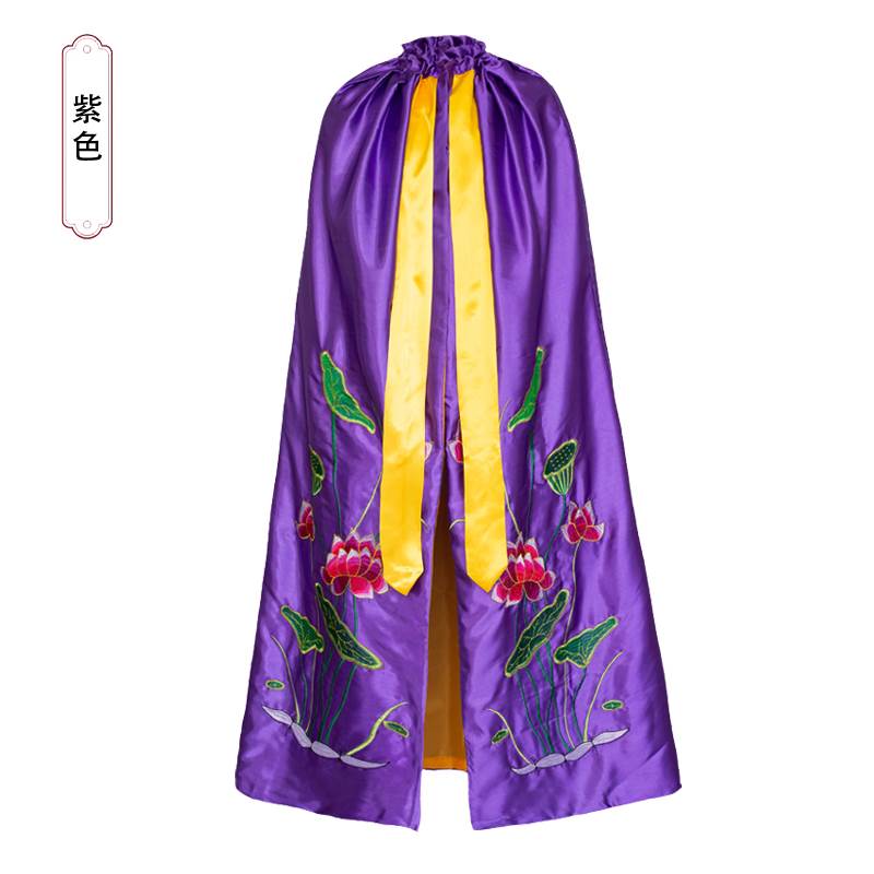 新款荷花潮绣菩萨佛像披肩佛衣佛袍龙袍神像衣娘娘莲花凤凰披风还