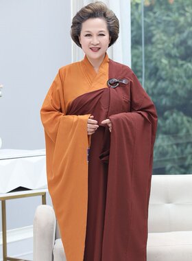 新款居士五戒缦衣居士受戒搭衣菩萨戒五条缦衣和尚袈裟五衣七衣九
