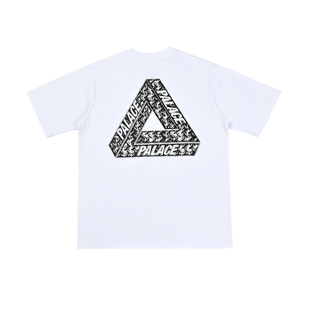 PALACE SS24TRI-OG后背三角印花圆领美式街头重磅短袖T恤男女同款