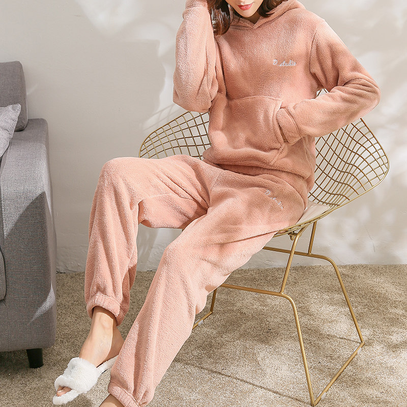 仙女暖暖褲套裝珊瑚絨秋冬加絨加厚睡衣睡褲兩件套休閑大碼居家服在類目 女裝/女士精品, 褲子, 休閒褲中 - 來自Buy2taobao.com提供專業的淘寶代購服務