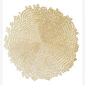 Mats Sliver Pack and Gold Kitchen Table Placemat Dining