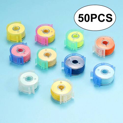 50pcs Spool Clip Bobbin Clip With Thread Locking Function Fi