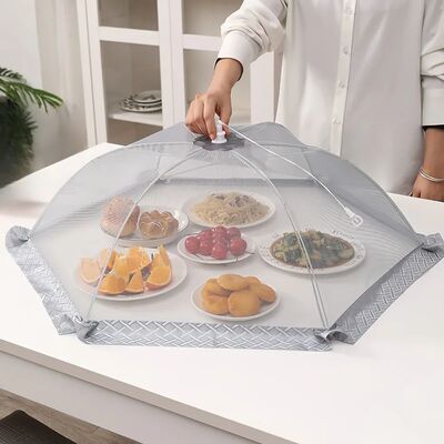 Collapsible Umbrella Table Cover Portable Mosquito Dust Proo