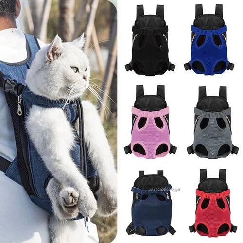 Double Shoulder Breathable Portable Travel Pet Dog Carrier B