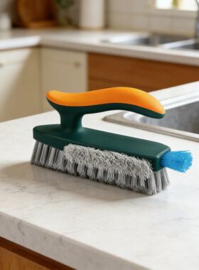Multi-Surface Deep Gap Cleaning Brush - Flexible Scrubber fo