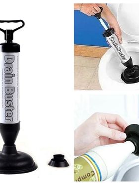 Toilet Plunger High Pressure Pump Suction cups Anti Clogging