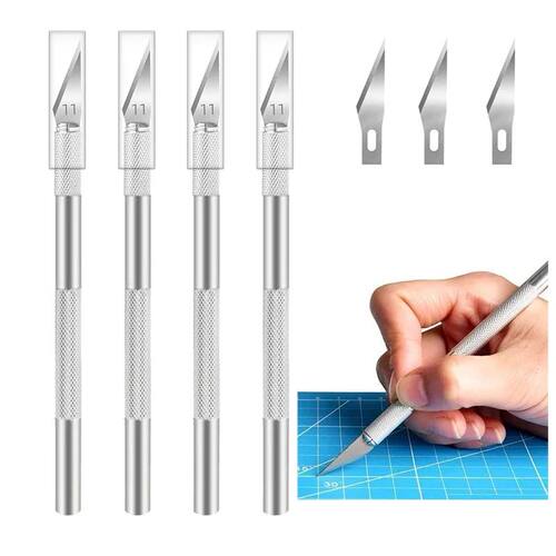 Engraving Non-Slip Metal Knife Aluminum Alloy Blades Cutter