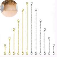 10pcs/lot Stainless Steel Necklace Bracelet Extender Chain thumbnail 3